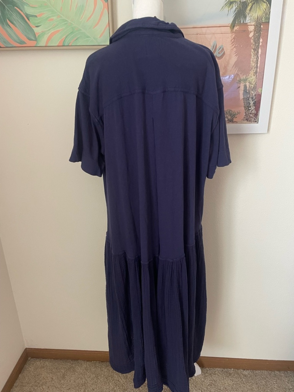 Free People Beach Boho Neoma Gauze Maxi Dress Size Small - Picture 12 of 12